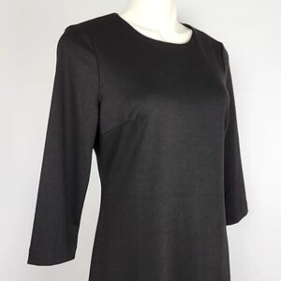 NEW 8 Rachel Roy Dress Medium Black Fall 3/4 Length Sleeve Round Neckline Formal - Picture 5 of 10